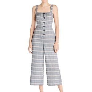 NWT Cupcakes & Cashmere Willa Plaid Jumpsuit